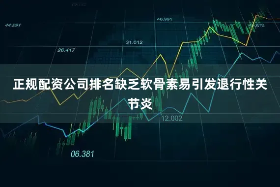 正规配资公司排名缺乏软骨素易引发退行性关节炎